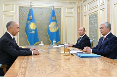 Глава государства принял Уполномоченного по защите прав предпринимателей Каната Нурова